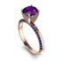 Classic Amethyst Ring With A Twist - Leilani No. 314