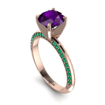 Classic Amethyst Ring With A Twist - Leilani No. 305 image 1