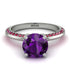 Classic Amethyst Ring With A Twist - Leilani No. 312