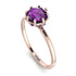 Classic Amethyst Ring With Hidden Stones - Elliana No. 302 image 1