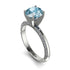 Classic Aquamarine Ring With A Twist - Leilani No. 403 image 1