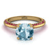 Classic Aquamarine Ring With A Twist - Leilani No. 410 image 2