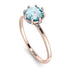 Classic Aquamarine Ring With Hidden Stones - Elliana No. 402