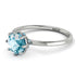 Classic Aquamarine Ring With Hidden Stones - Elliana No. 403
