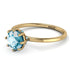 Classic Aquamarine Ring With Hidden Stones - Elliana No. 401