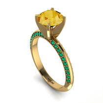 Classic Citrine Ring With A Twist - Leilani No. 604 image 1