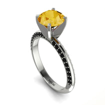 Classic Citrine Ring With A Twist - Leilani No. 609 image 1