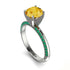 Classic Citrine Ring With A Twist - Leilani No. 606
