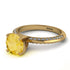 Classic Citrine Ring With A Twist - Leilani No. 601