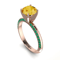 Classic Citrine Ring With A Twist - Leilani No. 605 image 1