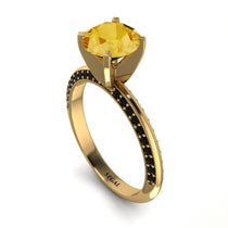 Classic Citrine Ring With A Twist - Leilani No. 607 image 1