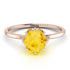 Classic Citrine Ring With Hidden Stones - Elliana No. 602 image 4