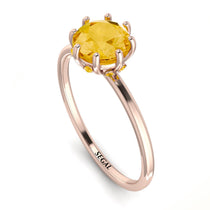 Classic Citrine Ring With Hidden Stones - Elliana No. 602 image 1