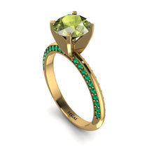 Classic Peridot Ring With A Twist - Leilani No. 704 image 1