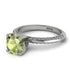 Classic Peridot Ring With A Twist - Leilani No. 703 image 3