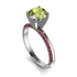 Classic Peridot Ring With A Twist - Leilani No. 712 image 1
