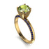Classic Peridot Ring With A Twist - Leilani No. 713