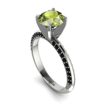 Classic Peridot Ring With A Twist - Leilani No. 709 image 1