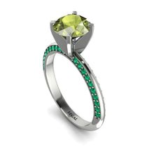 Classic Peridot Ring With A Twist - Leilani No. 706 image 1