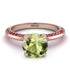 Classic Peridot Ring With A Twist - Leilani No. 711 image 2