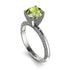 Classic Peridot Ring With A Twist - Leilani No. 703 image 1