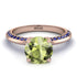 Classic Peridot Ring With A Twist - Leilani No. 714