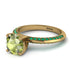 Classic Peridot Ring With A Twist - Leilani No. 704 image 3
