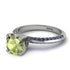 Classic Peridot Ring With A Twist - Leilani No. 715