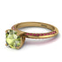 Classic Peridot Ring With A Twist - Leilani No. 710