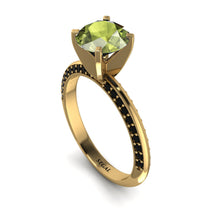 Classic Peridot Ring With A Twist - Leilani No. 707 image 1