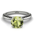 Classic Peridot Ring With A Twist - Leilani No. 709 image 2