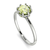 Classic Peridot Ring With Hidden Stones - Elliana No. 703 image 1