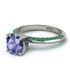 Classic Tanzanite Ring With A Twist - Leilani No. 206