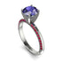Classic Tanzanite Ring With A Twist - Leilani No. 212