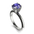 Classic Tanzanite Ring With A Twist - Leilani No. 209