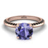 Classic Tanzanite Ring With A Twist - Leilani No. 208