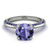 Classic Tanzanite Ring With A Twist - Leilani No. 215