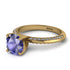 Classic Tanzanite Ring With A Twist - Leilani No. 201