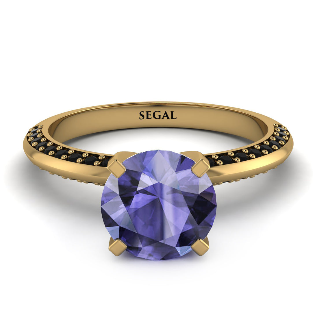 Classic Tanzanite Ring With A Twist - Leilani No. 207