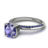 Classic Tanzanite Ring With A Twist - Leilani No. 215