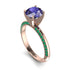 Classic Tanzanite Ring With A Twist - Leilani No. 205