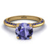 Classic Tanzanite Ring With A Twist - Leilani No. 213