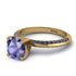 Classic Tanzanite Ring With A Twist - Leilani No. 213 image 3