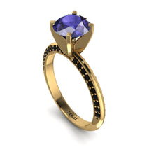 Classic Tanzanite Ring With A Twist - Leilani No. 207 image 1