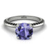 Classic Tanzanite Ring With A Twist - Leilani No. 209