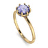 Classic Tanzanite Ring With Hidden Stones - Elliana No. 201