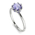 Classic Tanzanite Ring With Hidden Stones - Elliana No. 203