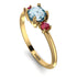 Classic Three Stone Aquamarine Engagement Ring - Valentina No. 410