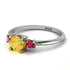 Classic Three Stone ������������������itrine Engagement Ring - Valentina No. 612