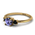 Classic Three Stone Tanzanite Engagement Ring - Valentina No. 207